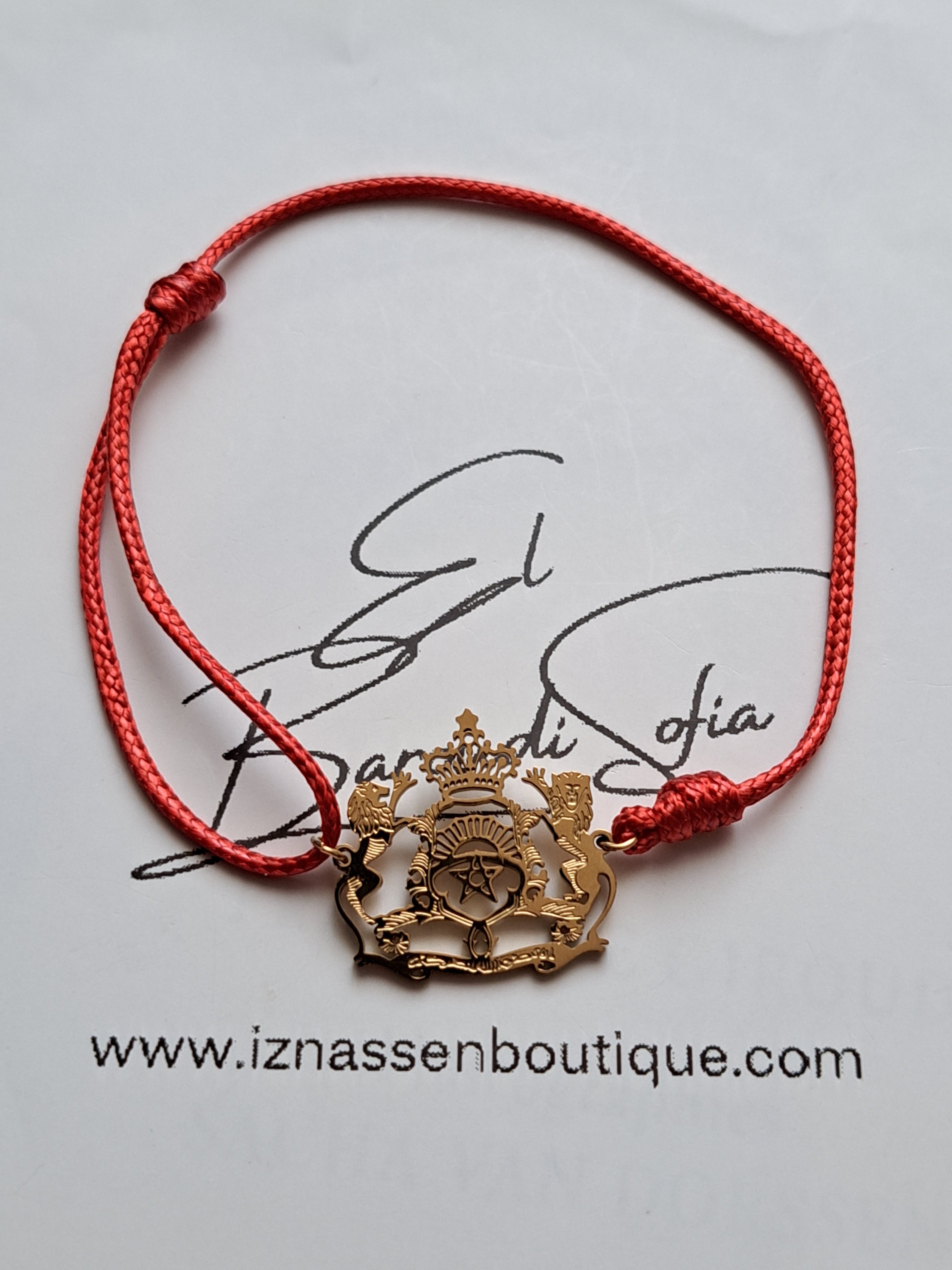 Bracelet "Maghribiya" rouge