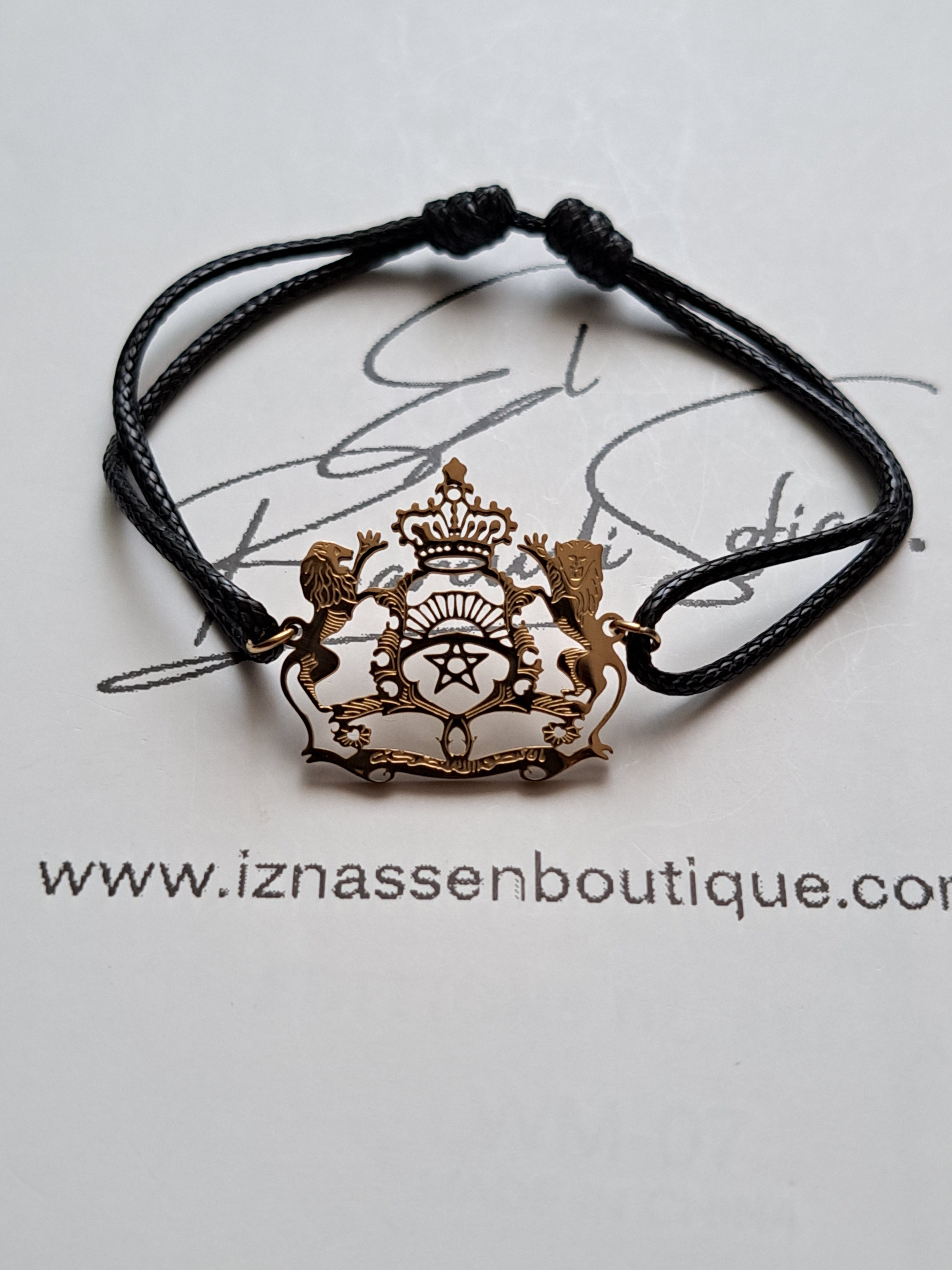 Bracelet "Maghribiya" noir