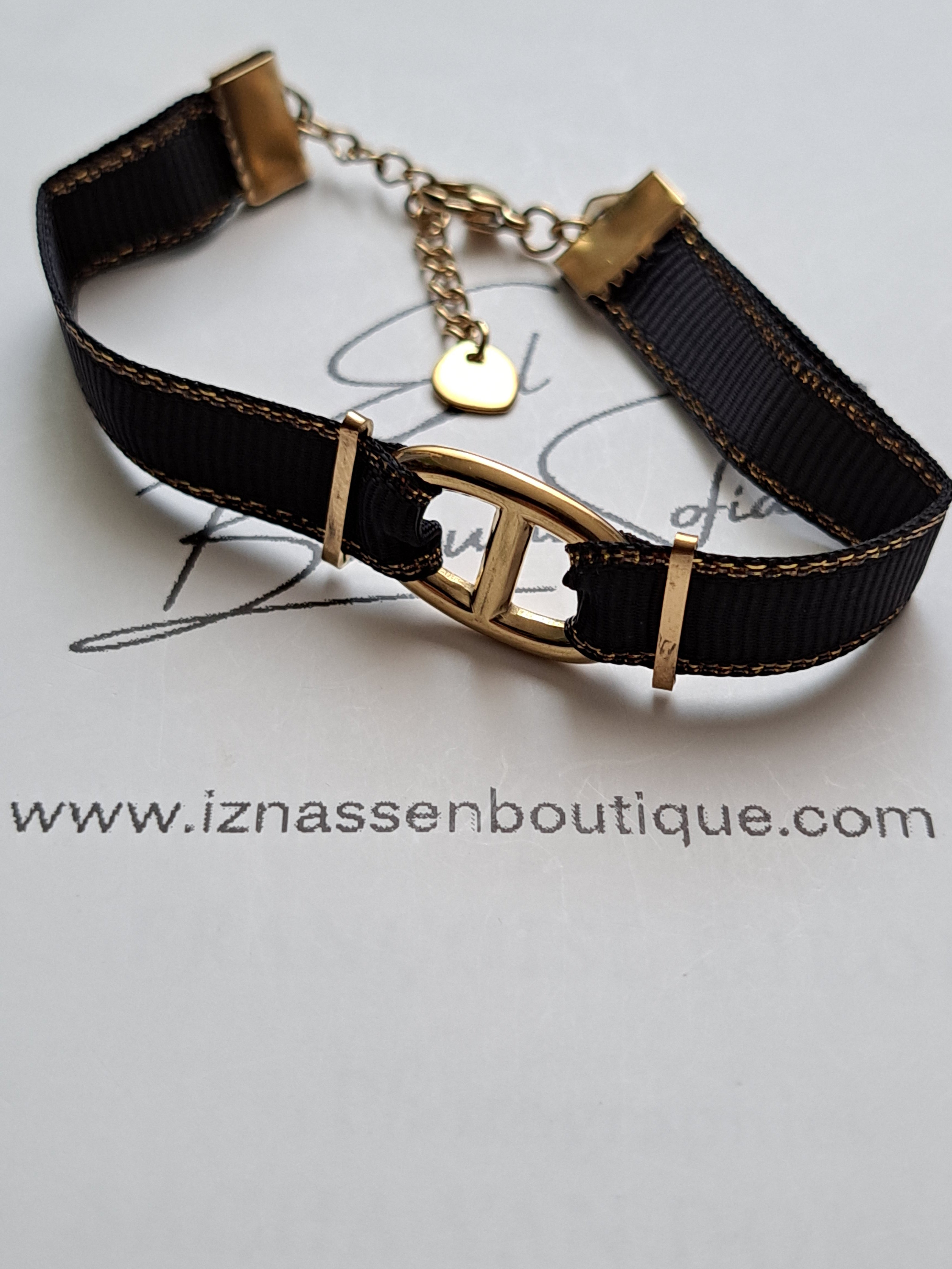 Bracelet "Sihème" noir