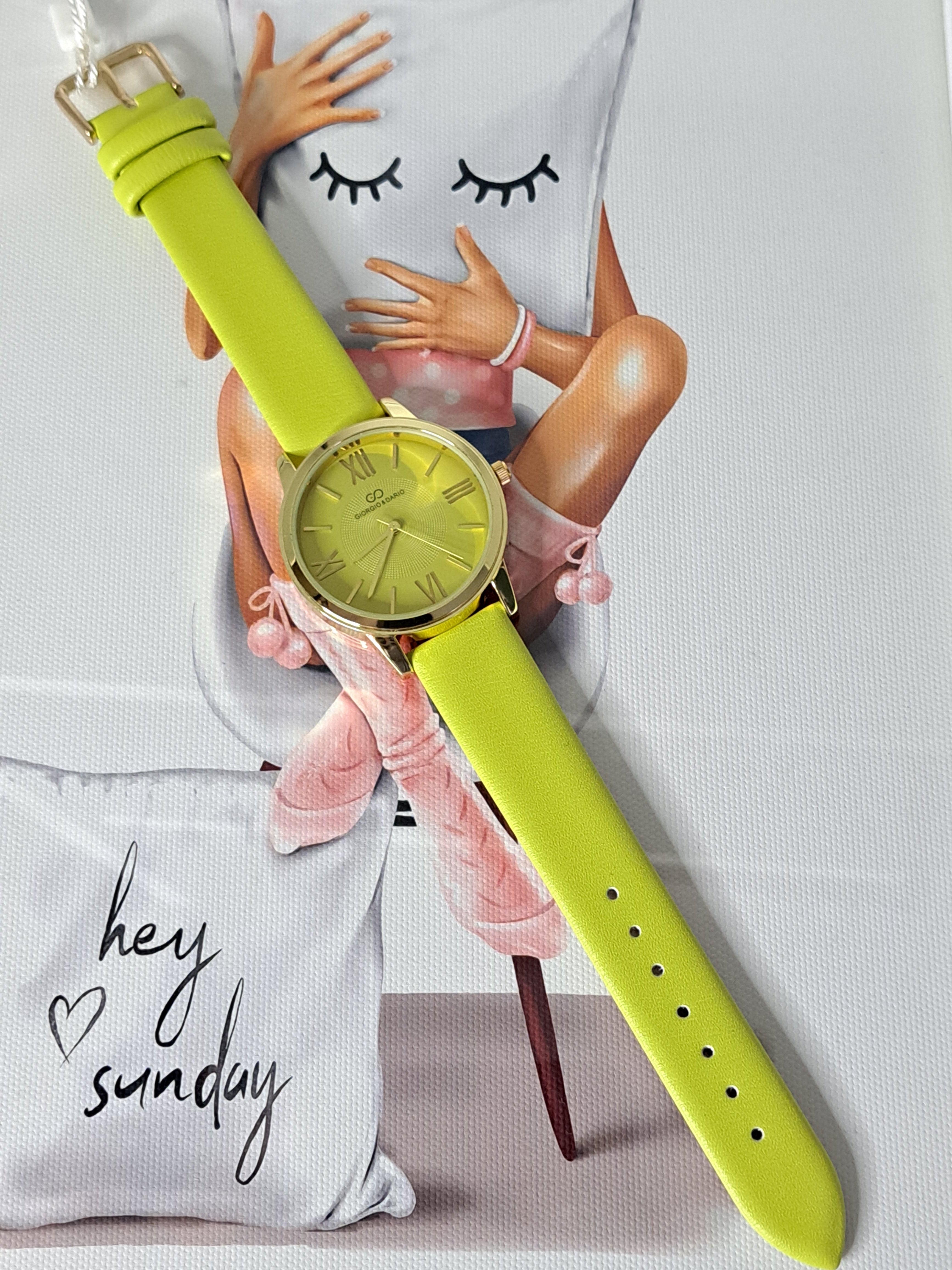 Montre "jaune"